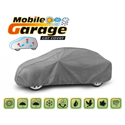 Plachta na auto MOBILE GARAGE sedan Hyundai Accent hatchback D. 380-425 cm