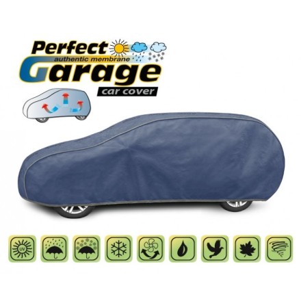 Mäkká membránová ochranná Plachta na celé auto PERFECT GARAGE hatchback/kombi Skoda Superb I kombi 2001-2008 d. 455-485 cm